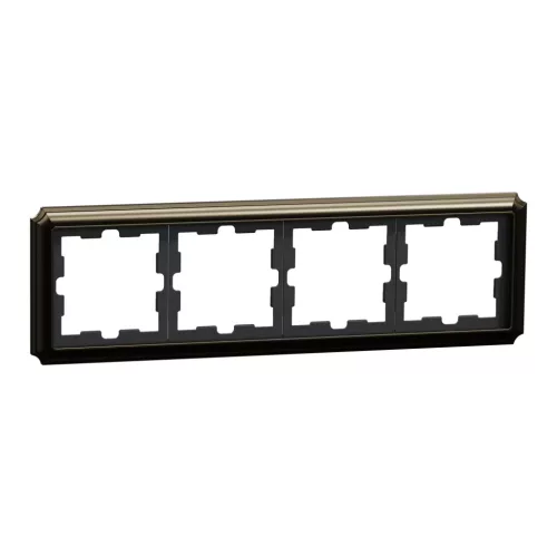 Schneider Electric Merten MEG4040-4752 D-Antik négyes keret, mokka