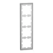 Schneider Electric Merten MEG4040-6536 D-Life négyes keret, acél