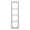 Schneider Electric Merten MEG4040-6536 D-Life négyes keret, acél