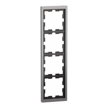 Schneider Electric Merten MEG4040-6550 D-Life négyes keret, nikkel