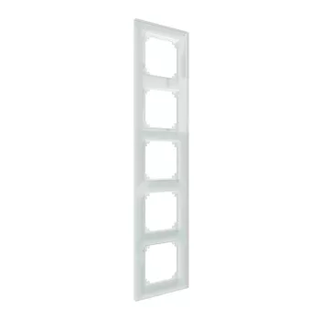 Schneider Electric Merten MEG4050-2320 M-Plan ötös keret, kristályfehér (üveg)