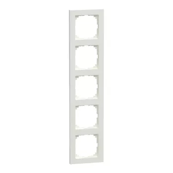   Schneider Electric Merten M-Pure MEG4050-3619 ötös keret polárfehér függőleges és vízszintes elhelyezéssel - System-M
