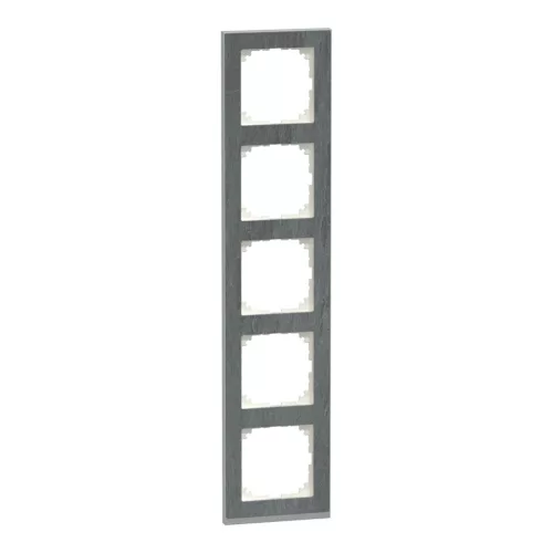 Schneider Electric Merten M-Pure MEG4050-3669 ötös keret pala/alumínium függőleges és vízszintes elhelyezéssel - System-M