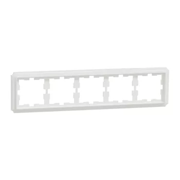   Schneider Electric Merten D-Antik MEG4050-4735 ötös műanyag keret lótuszfehér függőleges és vízszintes elhelyezéssel - System-D