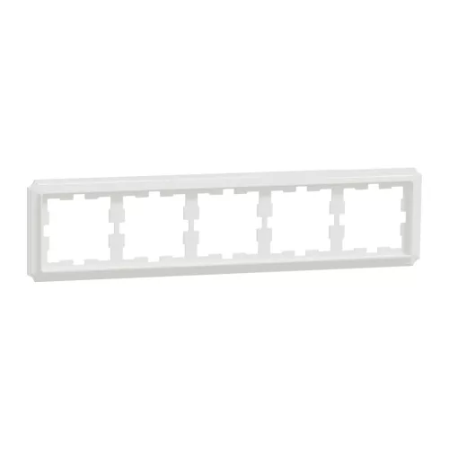Schneider Electric Merten D-Antik MEG4050-4735 ötös műanyag keret lótuszfehér függőleges és vízszintes elhelyezéssel - System-D