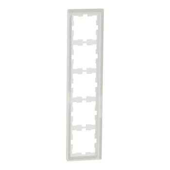 Schneider Electric Merten MEG4050-6520 D-Life ötös keret, kristályfehér (üveg)
