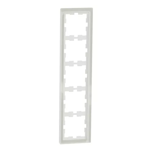 Schneider Electric Merten MEG4050-6520 D-Life ötös keret, kristályfehér (üveg)