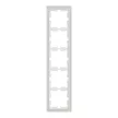 Schneider Electric Merten MEG4050-6520 D-Life ötös keret, kristályfehér (üveg)