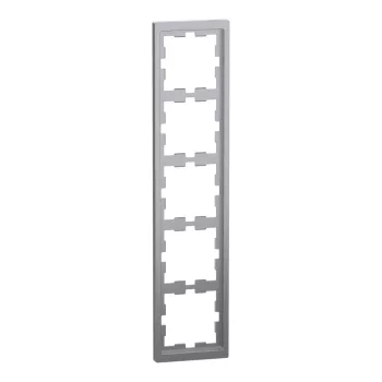 Schneider Electric Merten MEG4050-6536 D-Life ötös keret, acél