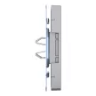 Schneider Electric Merten MEG4075-6036 vakfedél acél, keret nélkül - System-D (D-Life / D-Antik)