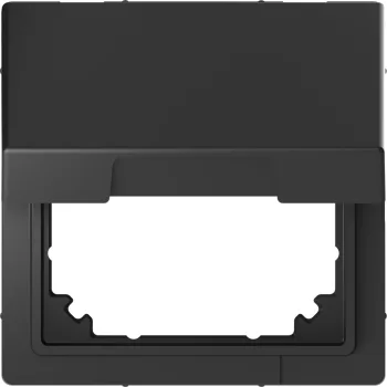  Schneider Electric Merten MEG4081-6034 System M / System D csapófedeles adapter antracit, keret nélkül - System-D (D-Life / D-Antik)