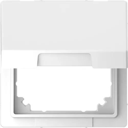 Schneider Electric Merten MEG4081-6035 System M / System D csapófedeles adapter lótuszfehér, keret nélkül - System-D (D-Life / D-Antik)