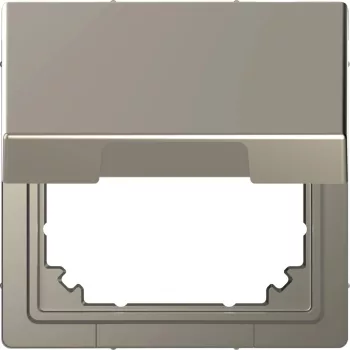   Schneider Electric Merten MEG4081-6050 System M / System D csapófedeles adapter nikkel, keret nélkül - System-D (D-Life / D-Antik)