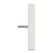 Schneider Electric Merten MEG4122-0319 fedlap 2 kimenetes antenna csatlakozóhoz  polárfehér - System-M (M-Plan / M-Pure / M-Smart)