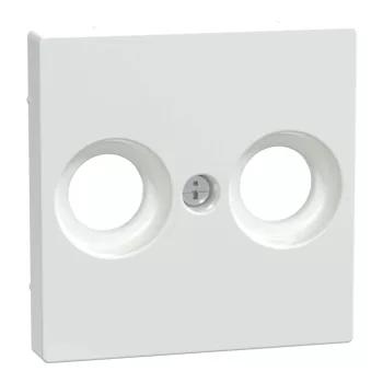   Schneider Electric Merten MEG4122-0325 fedlap 2 kimenetes antenna csatlakozóhoz  aktívfehér - System-M (M-Plan / M-Pure / M-Smart)