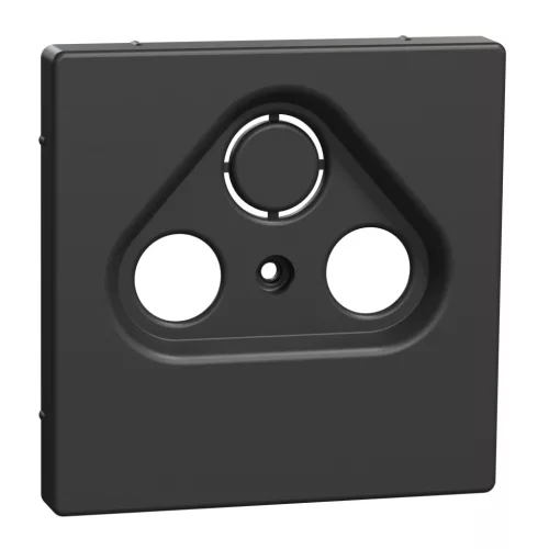 Schneider Electric Merten MEG4123-6034 fedlap 3 kimenetes antenna csatlakozóhoz  antracit - System-D (D-Life / D-Antik)