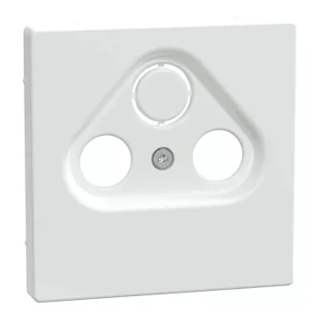   Schneider Electric Merten MEG4123-6035 fedlap 3 kimenetes antenna csatlakozóhoz  lótuszfehér - System-D (D-Life / D-Antik)