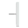 Schneider Electric Merten MEG4123-6035 fedlap 3 kimenetes antenna csatlakozóhoz  lótuszfehér - System-D (D-Life / D-Antik)