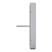 Schneider Electric Merten MEG4123-6036 fedlap 3 kimenetes antenna csatlakozóhoz  acél - System-D (D-Life / D-Antik)