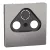 Schneider Electric Merten MEG4123-6050 fedlap 3 kimenetes antenna csatlakozóhoz  nikkel - System-D (D-Life / D-Antik)