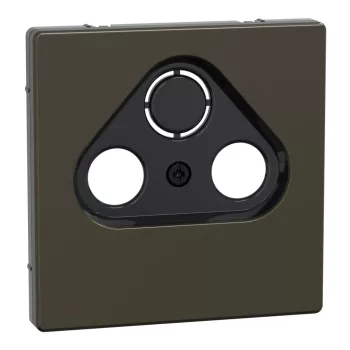   Schneider Electric Merten MEG4123-6052 fedlap 3 kimenetes antenna csatlakozóhoz  mokka - System-D (D-Life / D-Antik)