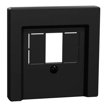 Schneider Electric Merten MEG4250-0403 többfunkciós fedlap System-M fekete