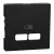 Schneider Electric Merten MEG4367-0403 burkolat USB töltő betétekhez fekete - System-M (M-Plan / M-Pure / M-Smart)