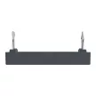 Schneider Electric Merten MEG4367-0414 burkolat USB töltő betétekhez antracit - System-M (M-Plan / M-Pure / M-Smart)