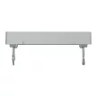 Schneider Electric Merten MEG4367-0460 Fedlap, USB töltőkhöz, System-M, alumínium