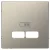 Schneider Electric Merten MEG4367-6050 burkolat USB töltő betétekhez nikkel - System-D (D-Life / D-Antik)