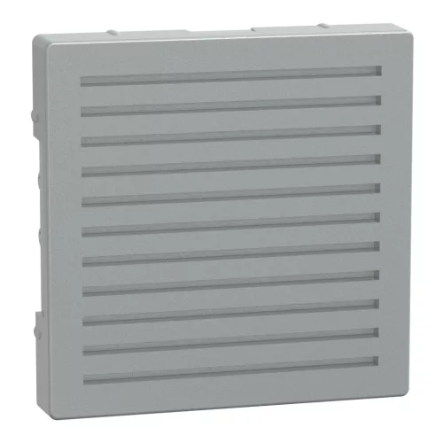 Schneider Electric Merten MEG4450-0460 fedlap akusztikus jelzőkészülékekhez  alumínium - System-M (M-Plan / M-Pure / M-Smart)