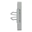 Schneider Electric Merten MEG4450-0460 fedlap akusztikus jelzőkészülékekhez  alumínium - System-M (M-Plan / M-Pure / M-Smart)
