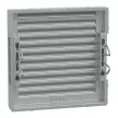 Schneider Electric Merten MEG4450-0460 fedlap akusztikus jelzőkészülékekhez  alumínium - System-M (M-Plan / M-Pure / M-Smart)