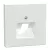 Schneider Electric Merten MEG4521-6035 fedlap, döntött kivitelű 1xRJ45 aljzathoz, feliratozható  lótuszfehér - System-D (D-Life / D-Antik)
