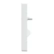 Schneider Electric Merten MEG4522-6035 Fedlap, 2xRJ45 aljzathoz, döntött, System-D, lótuszfehér