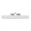 Schneider Electric Merten MEG4522-6035 Fedlap, 2xRJ45 aljzathoz, döntött, System-D, lótuszfehér