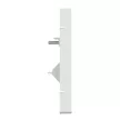 Schneider Electric Merten MEG4522-6035 Fedlap, 2xRJ45 aljzathoz, döntött, System-D, lótuszfehér