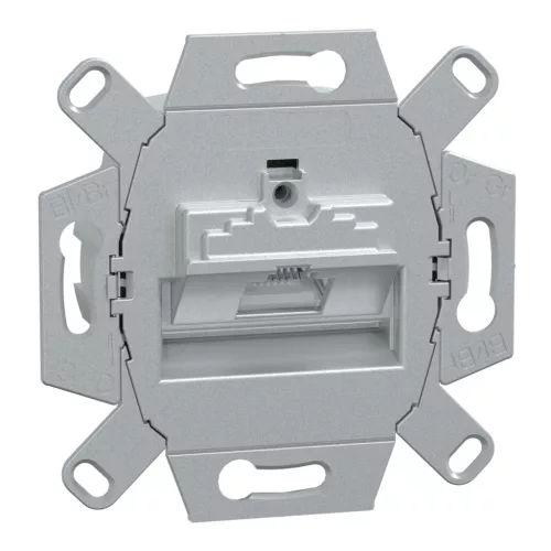 Schneider Electric Merten MEG4530-0000 1xRJ45 Cat6A, STP döntött kivitelű aljzat, fedlap és keret nélkül