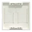 Schneider Electric Merten MEG4562-0319 fedlap, 2xRJ45 moduláris betétekhez  polárfehér - System-M (M-Plan / M-Pure / M-Smart)