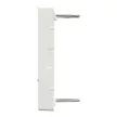 Schneider Electric Merten MEG4562-0319 fedlap, 2xRJ45 moduláris betétekhez  polárfehér - System-M (M-Plan / M-Pure / M-Smart)