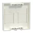 Schneider Electric Merten MEG4562-0319 fedlap, 2xRJ45 moduláris betétekhez  polárfehér - System-M (M-Plan / M-Pure / M-Smart)