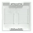 Schneider Electric Merten MEG4562-0325 fedlap, 2xRJ45 moduláris betétekhez  aktívfehér - System-M (M-Plan / M-Pure / M-Smart)