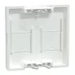 Schneider Electric Merten MEG4562-0325 fedlap, 2xRJ45 moduláris betétekhez  aktívfehér - System-M (M-Plan / M-Pure / M-Smart)