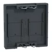 Schneider Electric Merten MEG4562-0414 Fedlap, 2xRJ45 moduláris betétekhez, System-M, antracit