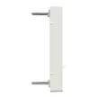 Schneider Electric Merten MEG4564-0319 Fedlap, 2xRJ45 moduláris betétekhez, feliratozható, System-M, polárfehér