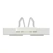 Schneider Electric Merten MEG4564-0319 Fedlap, 2xRJ45 moduláris betétekhez, feliratozható, System-M, polárfehér