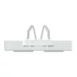 Schneider Electric Merten MEG4564-0325 Fedlap, 2xRJ45 moduláris betétekhez, feliratozható, System-M, aktívfehér
