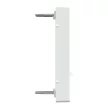 Schneider Electric Merten MEG4564-0325 Fedlap, 2xRJ45 moduláris betétekhez, feliratozható, System-M, aktívfehér