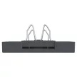 Schneider Electric Merten MEG4564-0403 Fedlap, 2xRJ45 moduláris betétekhez, feliratozható, System-M, fekete