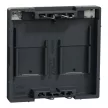 Schneider Electric Merten MEG4564-0414 Fedlap, 2xRJ45 moduláris betétekhez, feliratozható, System-M, antracit